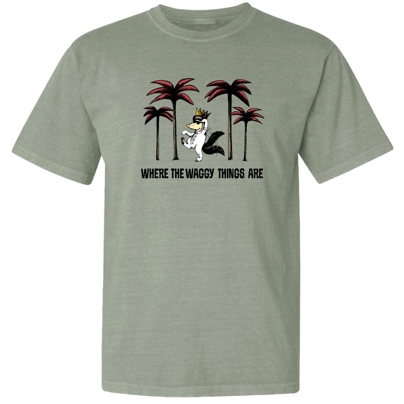 Where The Waggy Things Are - Classic Tee – Mens/Womens T-Shirts by Teddy the Dog