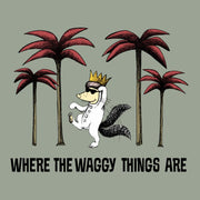 Where The Waggy Things Are - Classic Tee – Mens/Womens T-Shirts by Teddy the Dog