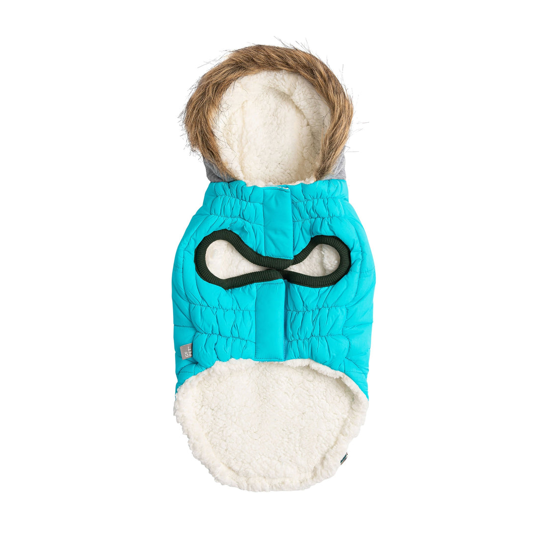 Winter Sailor Dog Parka Coat - Aqua – Jackets & Coats by GF Pet.us