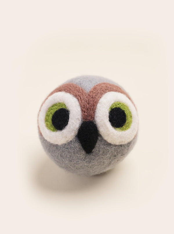 Wise Old Owl Beastball Wool Dog Toy – Dog Toys by MODERNBEAST
