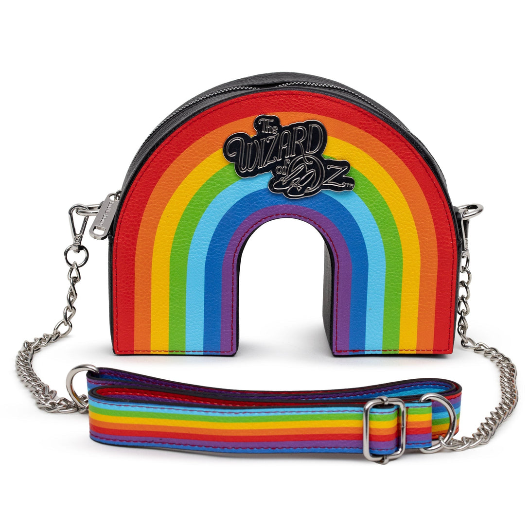 Wizard of Oz Rainbow Vegan Leather Crossbody Dog Walking Bag – Dog Walking Bags & Pouches by Buckle - Down