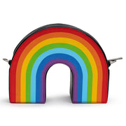 Wizard of Oz Rainbow Vegan Leather Crossbody Dog Walking Bag – Dog Walking Bags & Pouches by Buckle - Down