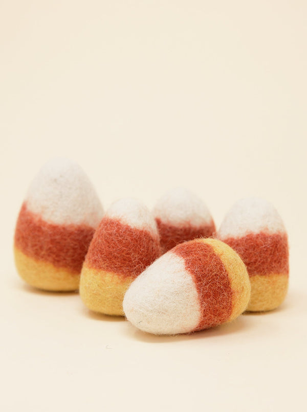 Wool Candy Corn Wool Dog Toy – Dog Toys by MODERNBEAST