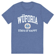 Wuforia State Of Happy University T-Shirt – Mens/Womens T-Shirts by WUFORIA
